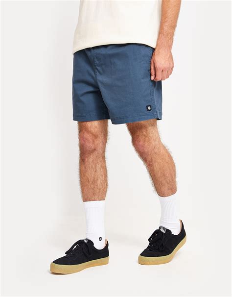 Check Twill Shorts in Midnight 